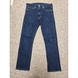 Levis 513 Jeans Mens 32 X 30 Tag Straight Cotton Spandex Mexico 30x28 Actual